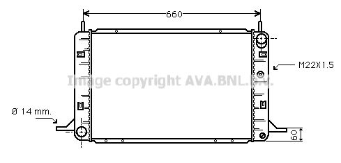 AVA QUALITY COOLING Radiaator,mootorijahutus FDA2112